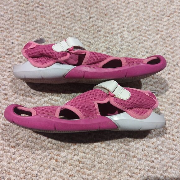 Crocs Swiftwater Mesh Sandals Pink Womens 9 Casual Water Deck Shoes - Picture 4 of 7